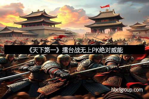 《天下第一》擂台战无上PK绝对威能
